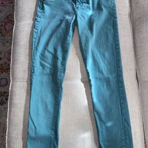 AG Adriano Goldschmied Turquoise Skinny Jeans